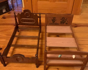 RESERVED Antique Wooden Doll Beds.  Excellent Condition!! Your Choice!!