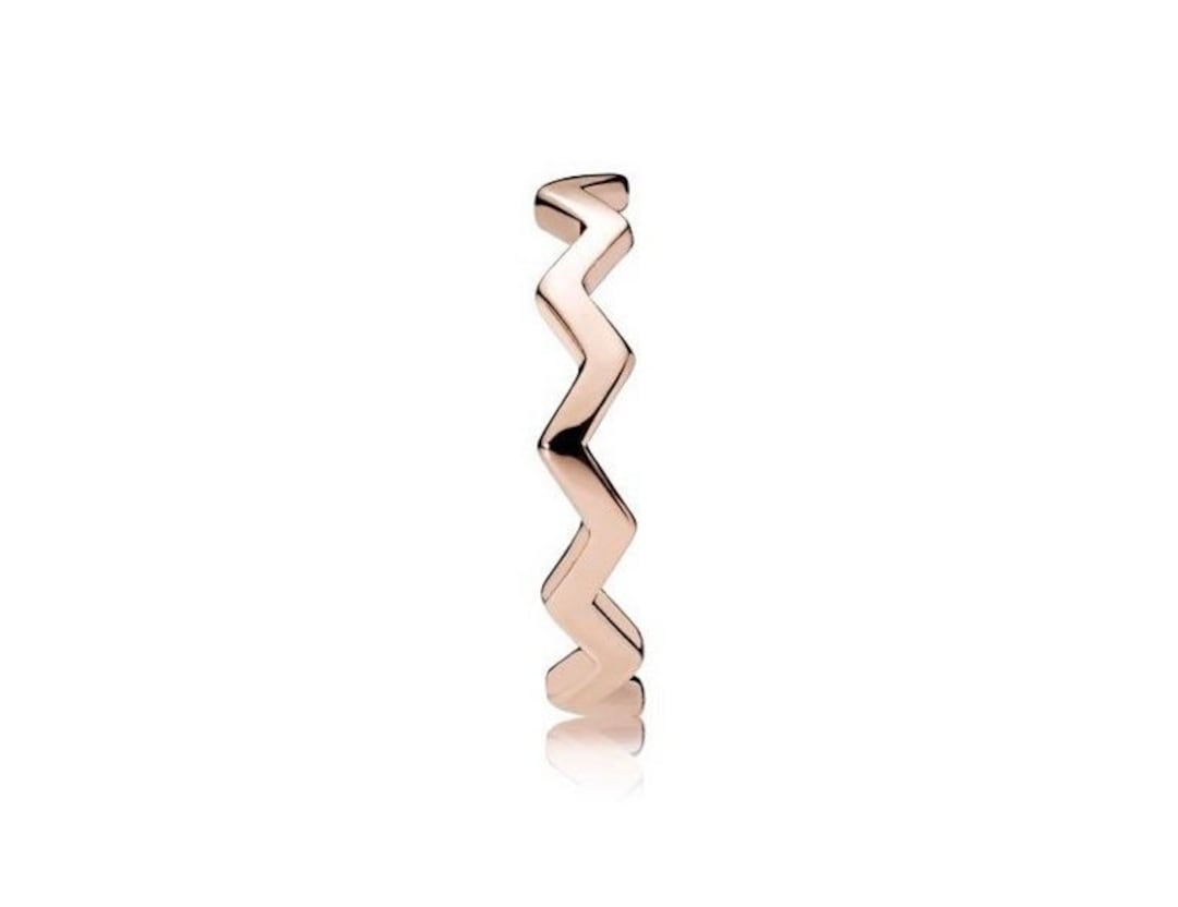 Pandora polished cheap zigzag ring