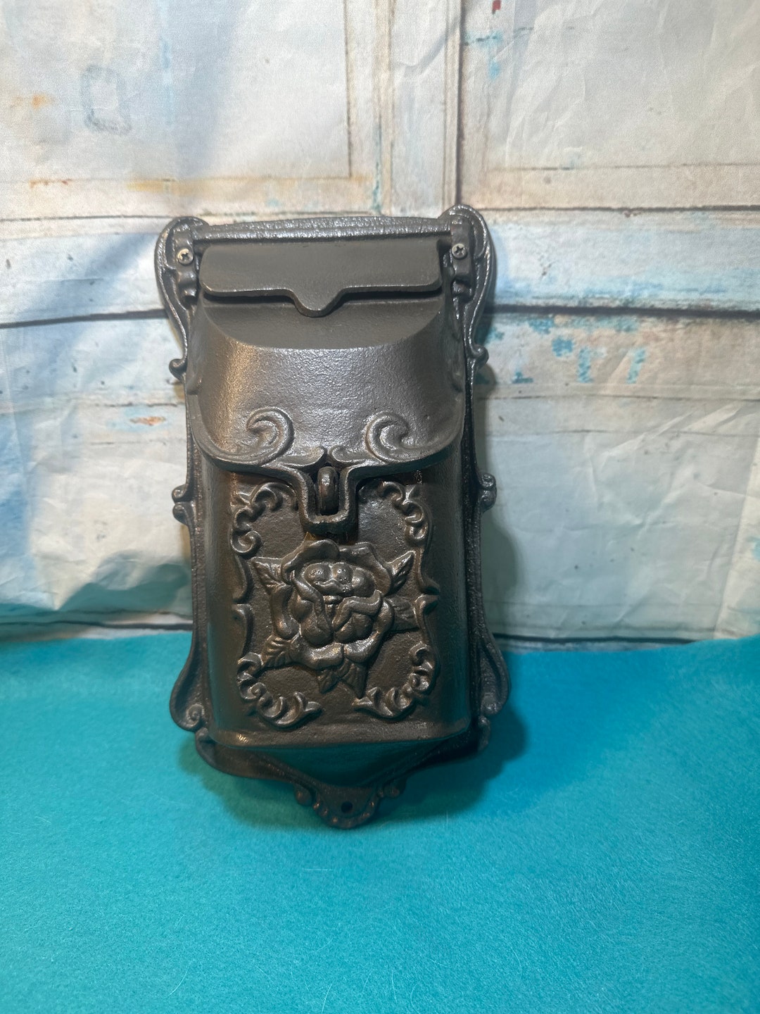 Stunning Cast Iron Antique Mail Box Cast Iron Etsy UK
