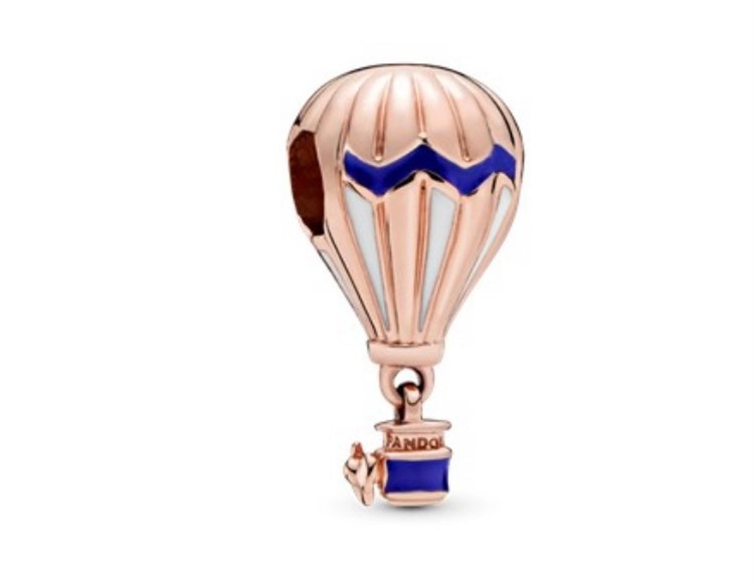 Buy Pandora Blue Hot Air Balloon Travel Charm Rose Gold NEW Online in India  