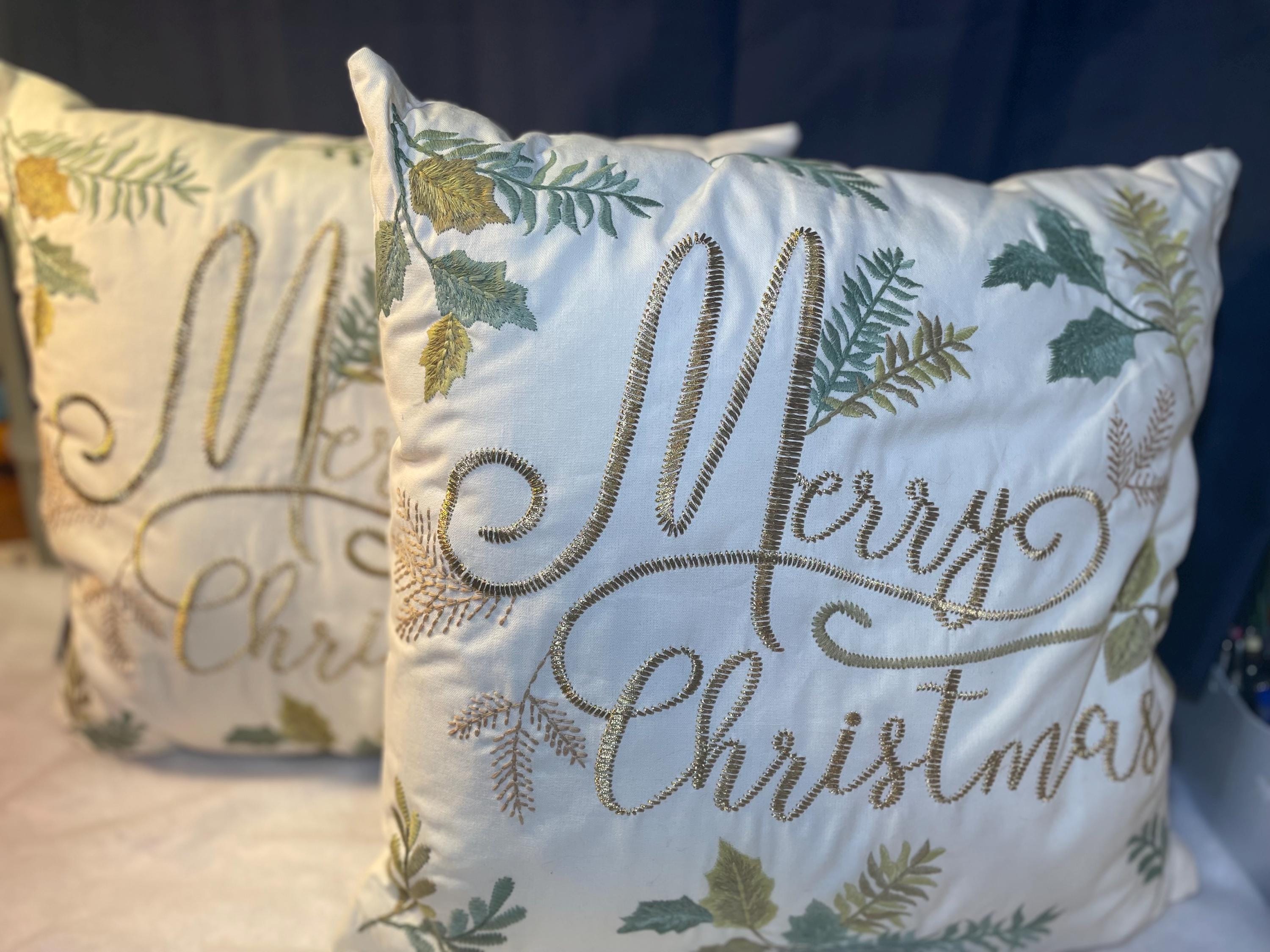 39 Christmas Room Ideas for Every Space in Your Home: Transform Your House into a Winter Wonderland 8 Christmas Throw Pillows. Pier One. Your Choice from Two Different…