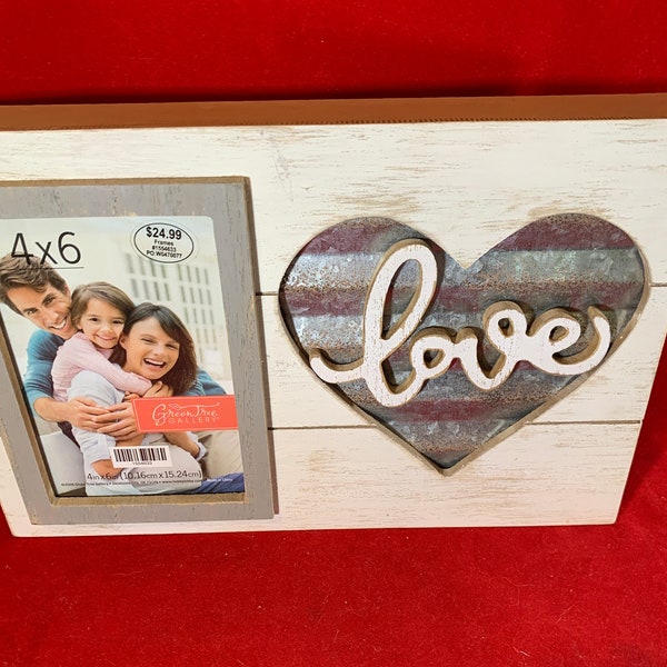 Love Picture Frame 4x6 Etsy