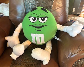Nanco Ms. Green M&M Huge Plush Pillow.