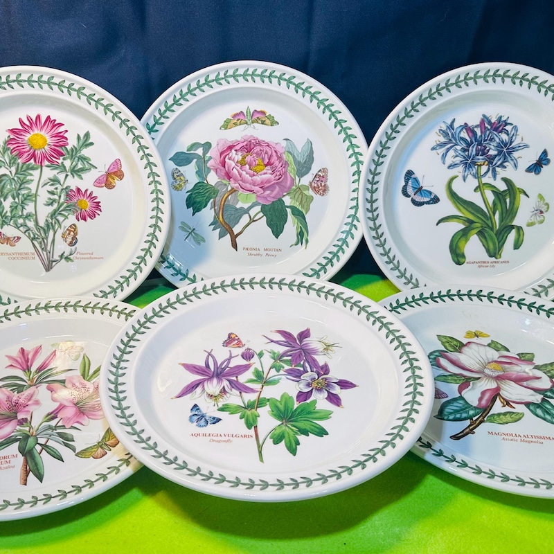 Botanical Plates - Etsy