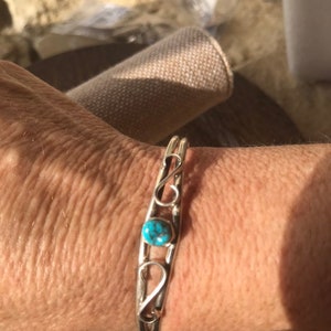 Sterling and Turquoise Cuff