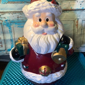 Vintage Santa Cookie Jar NEW in Original Boxes Collectible Cookie Jar Olde St. Nick!