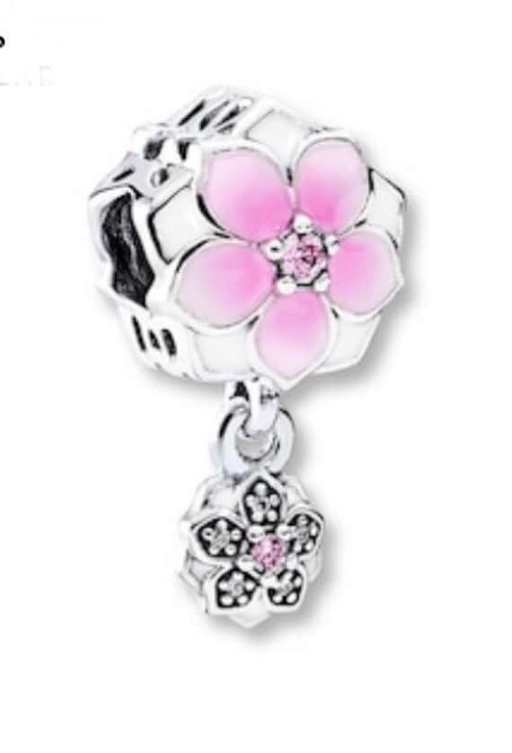 PANDORA Dangle Charm Magnolia Bloom Sterling Silve