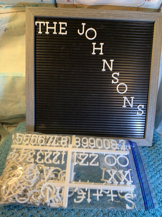 Vintage Letter Board With ALL Letters and Numbers in Excellent Etsy
