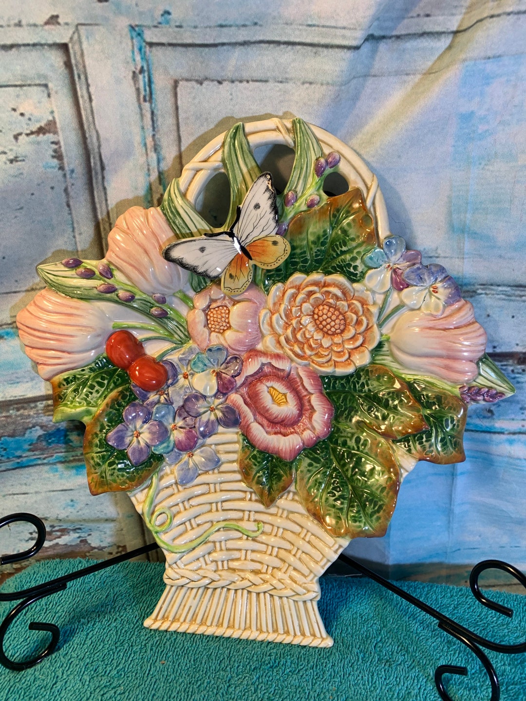 Fitz and Floyd Decorative Canapé Plates Easter Woodlands and Blackberry ...