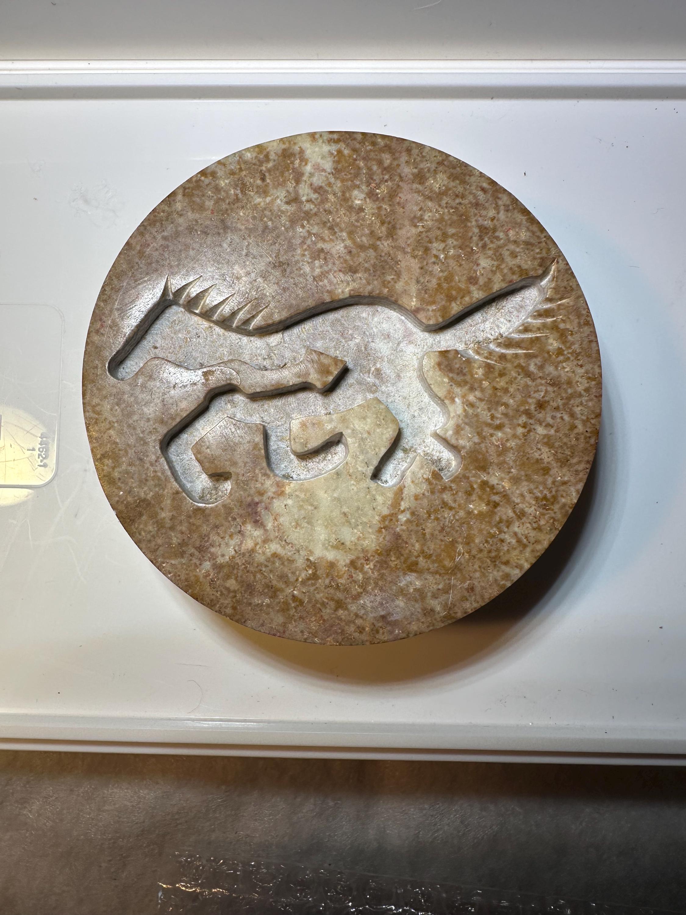 大理石模様の馬の小物入れ：彫刻された蓋、記念品ジュエリーボックス