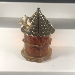 Rare Avon Dovecote Bird of Paradise Birdcage Decanter in Original Box!
