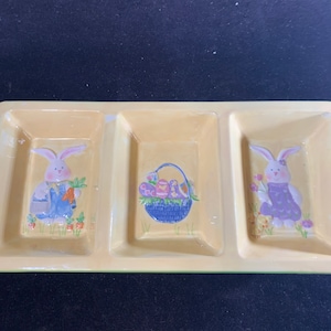 Vintage Blossoms and Blooms Easter Snack Dish