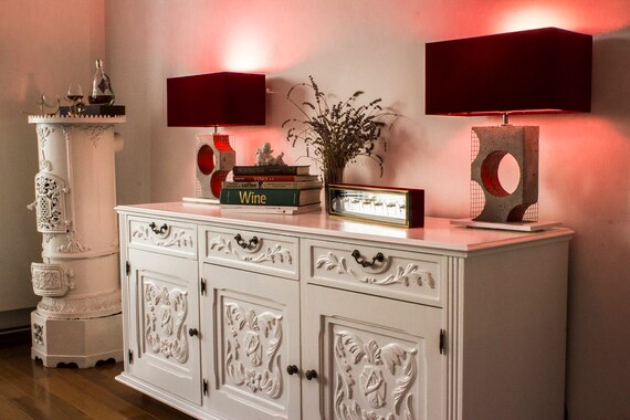 pair of bedside table lamps