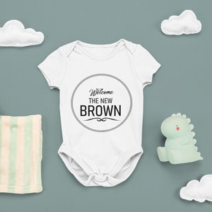 Customizable Baby Onesie® - Personalized Baby Name Onesie® - Baby Custom Clothes - Pregnancy Announcement Onesie® - Baby Shower Gift Onesie®