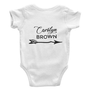 Personalized Baby Name Onesie® - Custom Baby Clothes - Unisex Baby Name Onesie® - Unique Baby Clothes - Custom Baby Name Onesie® - Cute Baby