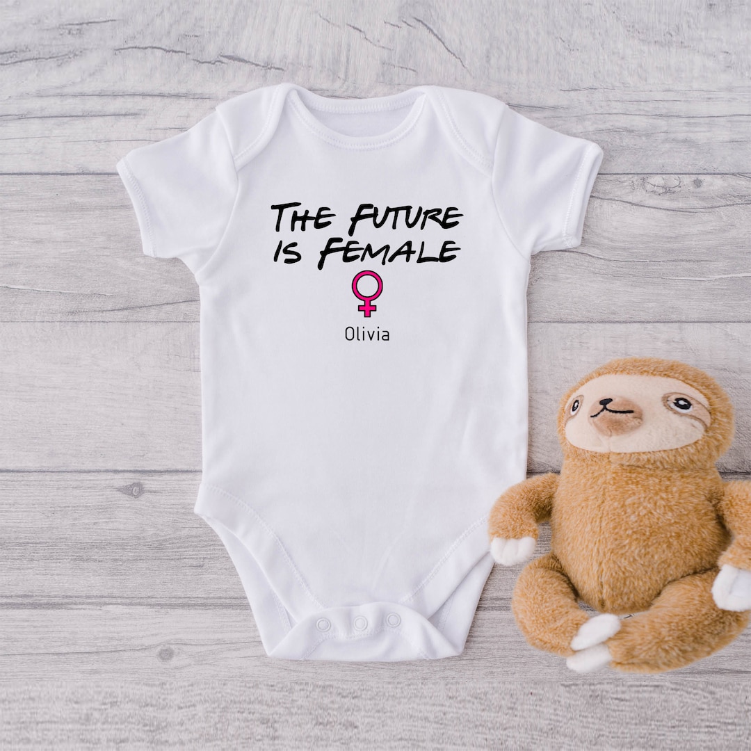 Cute Feminist Personalized Baby Onesie® Custom Baby Shower Gift Onesie