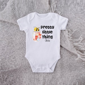 Pretty Lil Thing Personalized Onesie® -  Custom Baby Shower Gift Onesie® - Newborn Customized Baby Onesie® - Adorable Baby Bodysuit