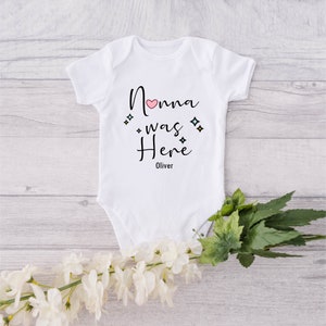 Grandma Loves Baby Personalized Onesie® - Custom Baby Shower Gift Onesie® - Newborn Customized Baby Onesie® - Adorable Grandbaby Bodysuit