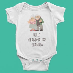 Cute Baby Onesie® - Baby Shower Gift from Grandparents - Grandma and Grandpa Baby Gift Onesie® - Grandma and Grandpa Birthday Gift New Baby