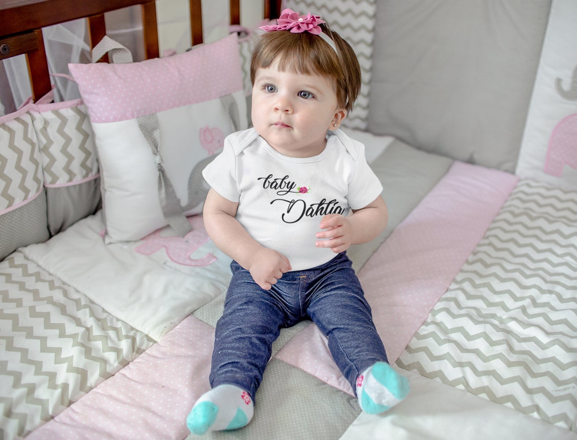 Personalized Baby Name Onesie® Custom Name Baby Clothes Etsy