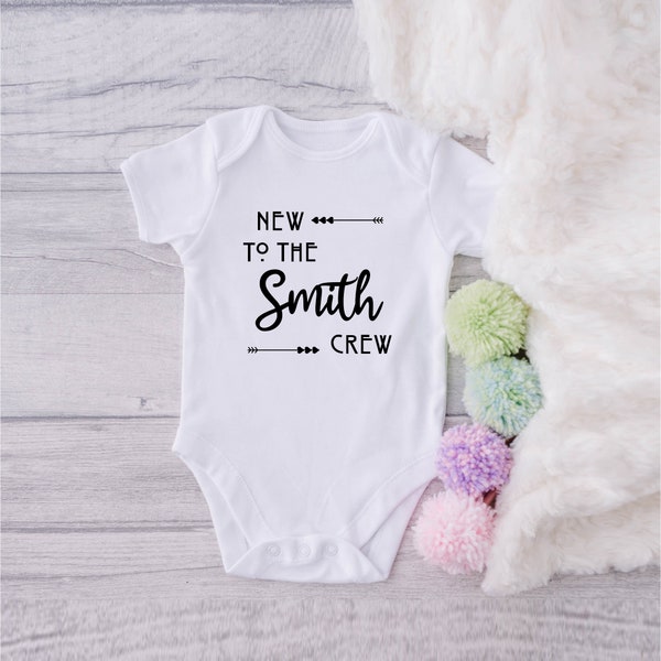 Cute Clan Member Personalized Onesie® - Customized Onesie® - Unisex Customized Newborn clothes Onesie® - Newest family member Onesie clothes