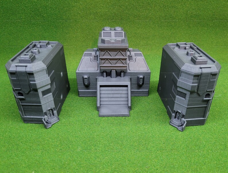 Command Center SLDF Base Printable STL Wargaming Terrain battletech-robotech-epic Warhammer 40k ...
