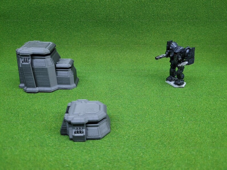 Bunker Combo Pack Printable STL Wargaming Terrain battletech-robotech-epic Warhammer 40k - Etsy