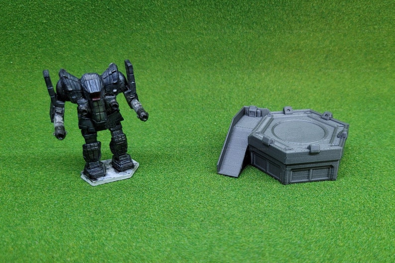 VTOL Landing Pad Printable STL Wargaming Terrain battletechrobotech