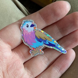 Adesivo Lilac Breasted Roller - Diritti trans - Non profit