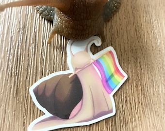 Pride Snail Stickers
