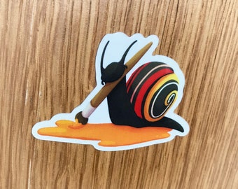 Painted Snail Sticker