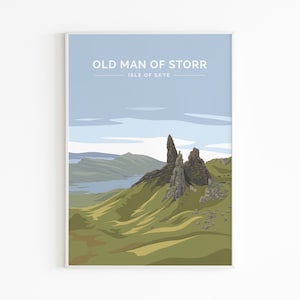 Old Man of Storr, Isle of Skye, Scotland - Print Poster