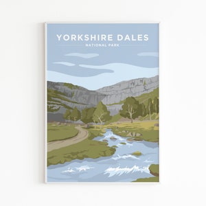 Yorkshire Dales Print - National Park, Malham Cove Poster