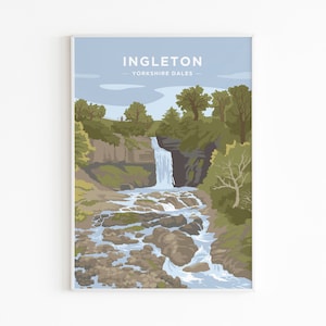 Ingleton Waterfalls, Yorkshire Dales - Print Poster