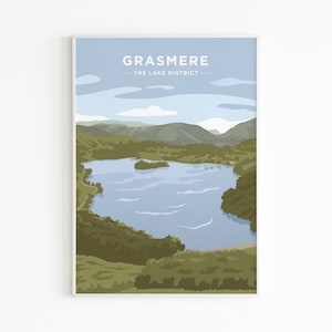 Grasmere, The Lake District - Print Poster