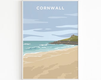 Cornwall Print - St Ives, Porthmeor Strand Poster