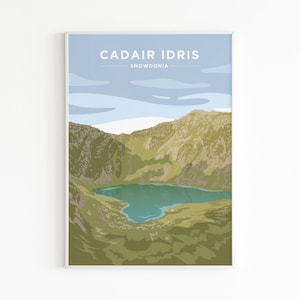 Cadair Idris Print - Snowdonia, País de Gales - Imprimir Pôster