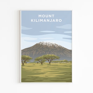 Mount Kilimanjaro Print - Africa - Print Poster