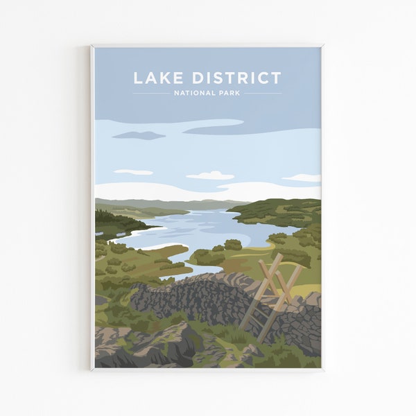 The Lake District - Print Poster