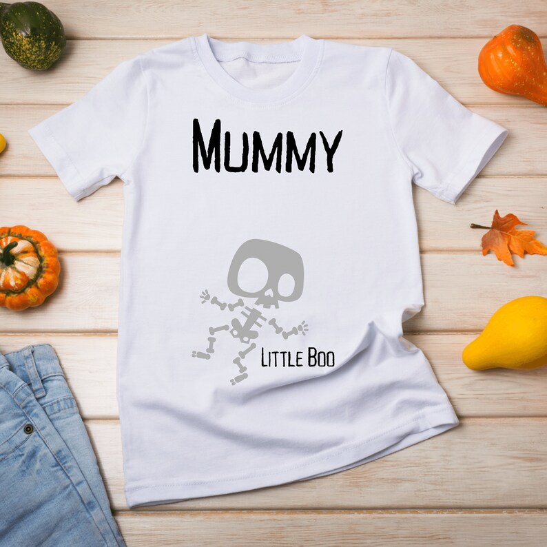 Mummy Boo Mummy and Little Boo, Halloween Baby Announcement, Fall Pregnancy ...