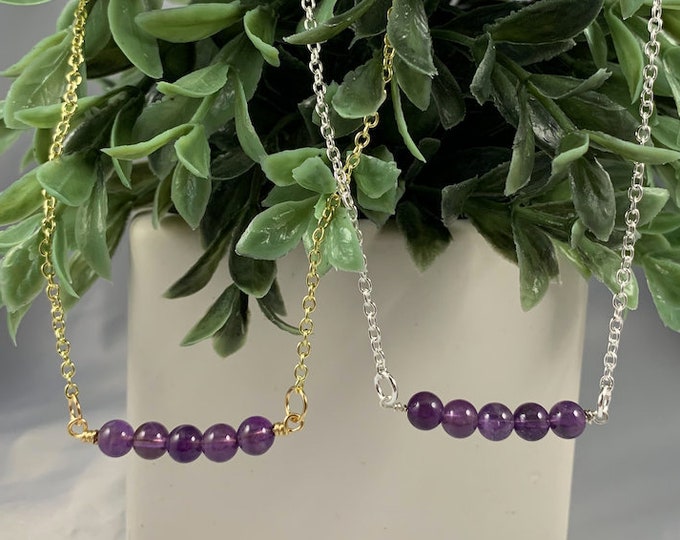 Amethyst Crystal Necklace