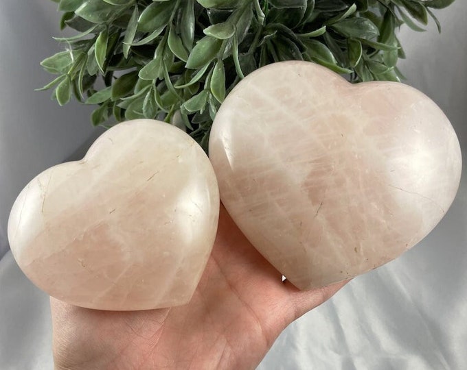 Rose Quartz Crystal Heart