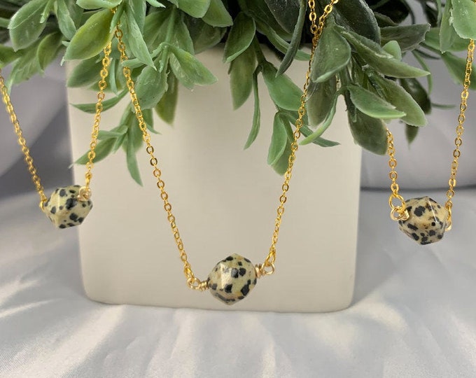 Dalmation Jasper Necklace