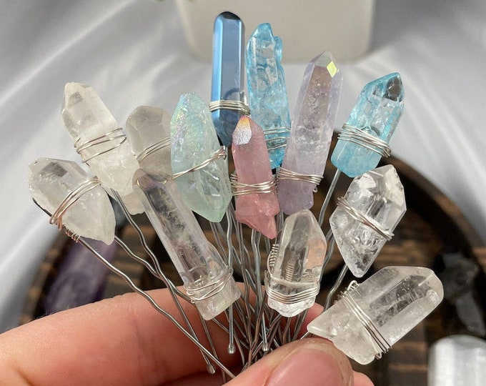 Crystal Hair Bun Pins