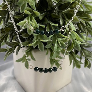 Bloodstone Crystal Necklace, Layering Necklace, Crystal Necklace, Crystal Jewelry, Bloodstone, Handmade Jewelry, Necklace, Metaphysical