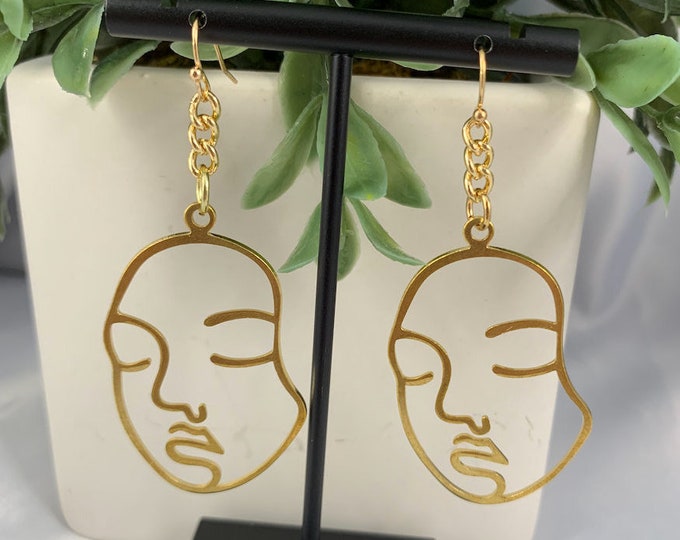 Golden Girl Dangle Earrings