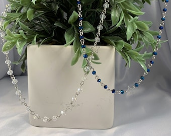 Collar de estrella de plata con cuentas, collar de estrella, collar de capas, collar de plata, joyería hecha a mano, joyería celestial, collares menores de 30, estrella