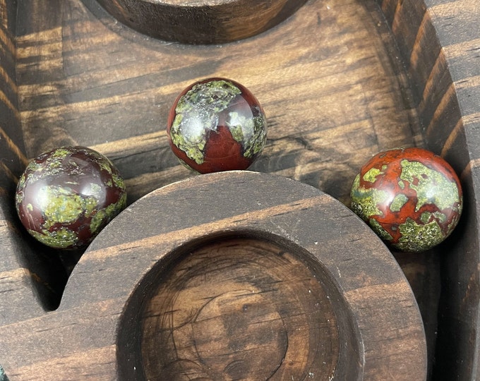 Dragon Blood Jasper Crystal Mini Spheres