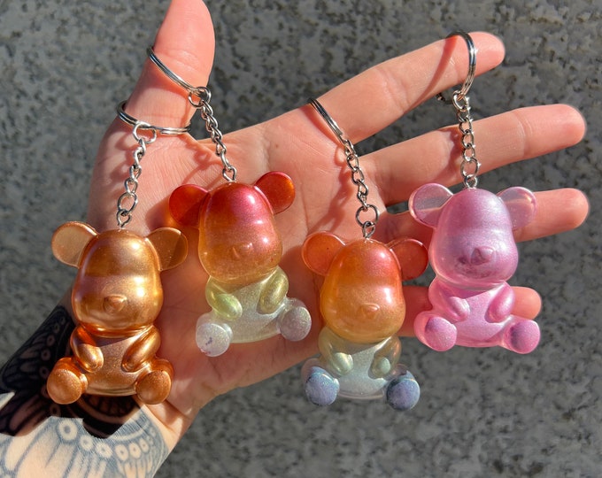 Bear Resin Keychains / Purse Charm