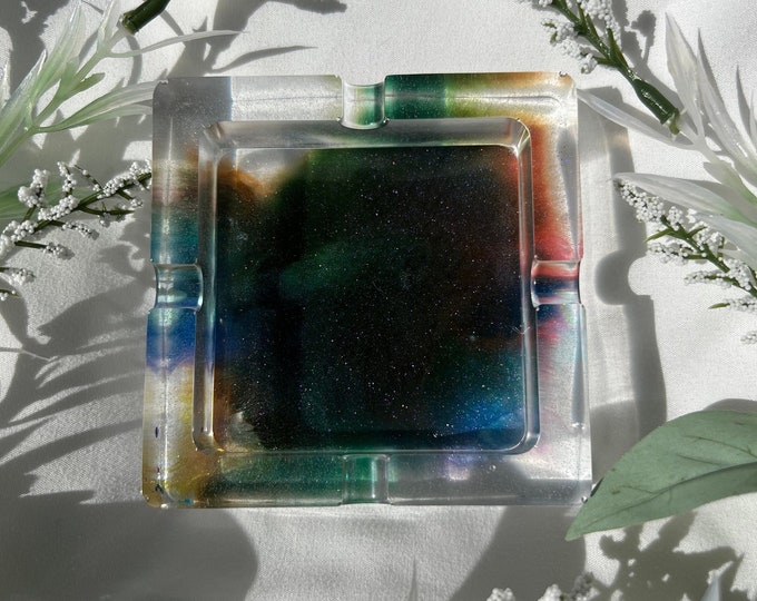 Colorful Resin Ashtray